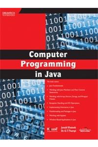 Computer Programming In Java
