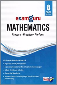 Examguru All In One Cbse Chapterwise Question Bank For Class 8 Mathematics (Mar 2021 Exam)