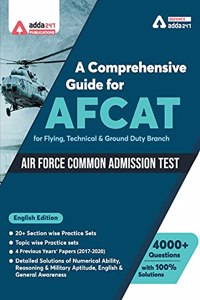 Comprehensive Guide for AFCAT (English Medium)