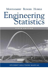 Manual Engineering Statistics, 5e Student Solutions