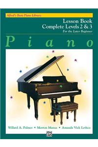 Alfred's Basic Piano Library Lesson Book Complete, Bk 2 & 3