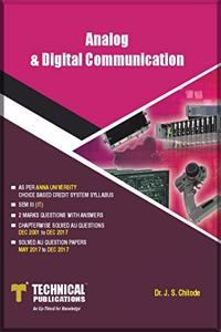 Analog and Digital Communication for B.Tech. Anna University R17 CBCS (III- IT - EC8394)