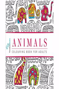 Animals - Adults Colouring Book with Tearout sheet