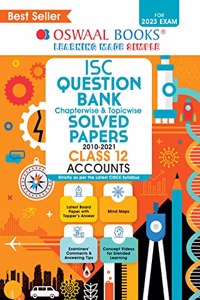 Oswaal ISC Question Bank Class 12 Accounts Book (For 2023 Exam)