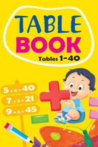 Table Book: Tables 1 to 40