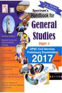 Spectrum's Handbook for General Studies Paper I UPSC Civil Services Preliminary Examination 2017