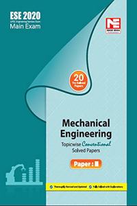 ESE 2020: Mains Examination: Mechanical Engineering Conventional Paper - II