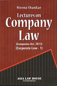 Lectures on Company Law (Companies Act, 2013) [Corporate Law - 1]