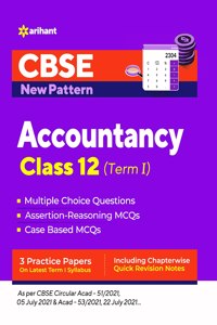 CBSE New Pattern Accountancy Class 12 for 2021-22 Exam (MCQs based book for Term 1)