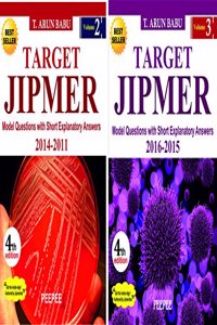 Target Jipmer Pgmee Vol 2 & 3 set