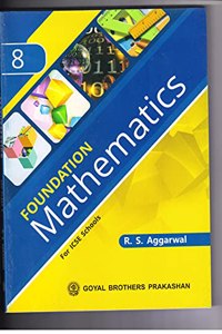Foundation Mathematics For ICSE Schools 8 2021-22