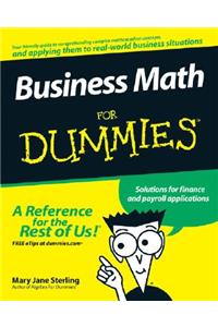 Business Math for Dummies