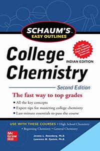 Schaums Easy Outlines Of College Chemistry | Second Edition