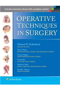 Operative Techniques in Surgery (2 Volume Set)