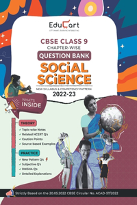 Educart CBSE Class 9 SOCIAL SCIENCE Question Bank Book for 2022-23 (Includes Chapter wise Theory & Practice Questions 2023)