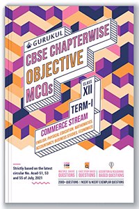 Chapterwise Objective MCQs Commerce Book for CBSE Class 12 Term I Exam