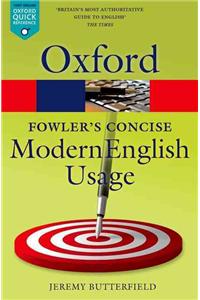 Fowler's Concise Dictionary of Modern English Usage