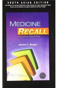 Medicine Recall,4/e,2010
