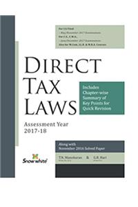 Direct Tax Laws (A.Y. 2017-18) - CA Final May 2017