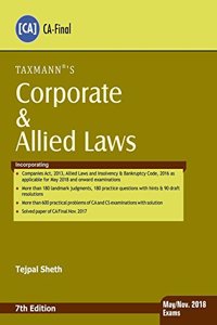 Corporate & Allied Laws - CA Final (May/November 2018 Exams)