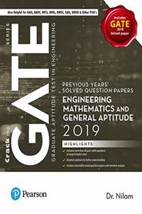 Previous Years' Solved Question Papers: GATE General Aptitude and Engineering Mathematics, 2019 by Pearson (Old Edition)