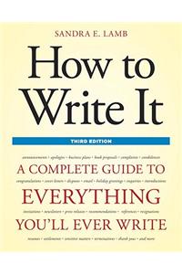 How to Write It