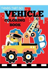 Vehicle Coloring Book