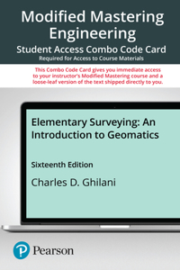 Modified Mastering Engineering with Pearson Etext -- Combo Access Card -- For Elementary Surveying