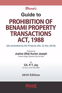Guide to PROHIBITION OF BENAMI PROPERTY TRANSACTIONS ACT, 1988