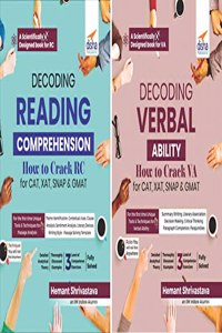 Decoding Reading Comprehension & Verbal Ability: How to Prepare VARC for CAT, XAT, SNAP & GMAT - set of 2 Books