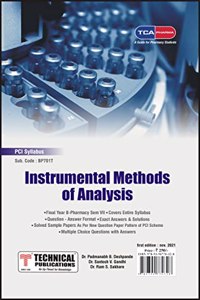 Instrumental Methods of Analysis FOR B PHARMACY PCI (VII- BP701T) TCA PHARMA