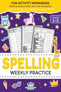 Spelling Weekly Practice for 1st 2nd Grade