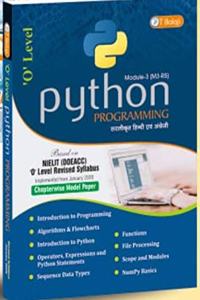 PYTHON PROGRAMMING O LEVEL MODULE M3(M3-R5) BILINGUAL BOOK (ENGLISH-HINDI)