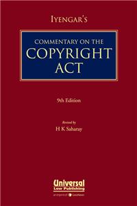 Iyengar's Commentary on the Copyright Act