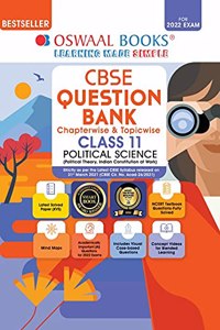 Oswaal CBSE Question Bank Class 11 Political Science Book Chapterwise & Topicwise (For 2022 Exam)