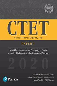 CTET 2020: Paper 1 | Child Development and Pedagogy, English, Hindi, Mathematics, EVS | First Edition | By Pearson