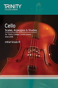 Cello Scales, Arpeggios & Studies Initial–Grade 8 from 2016