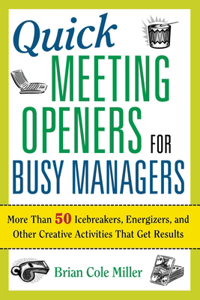 Quick Meeting Openers for Busy Managers