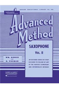 Rubank Advanced Method: Saxophone, Vol. II