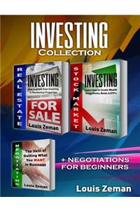 Stock Market for Beginners, Real Estate Investing, Negotiating