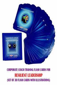 Corporate Coach - Training Flash Cards for Resilient Leadership (Set of 30 Flash Cards with Illustrations)
