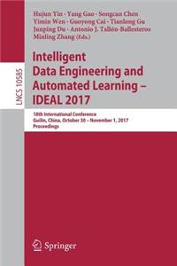 Intelligent Data Engineering and Automated Learning - Ideal 2017