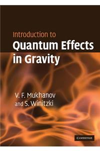 Introduction to Quantum Effects in Gravity