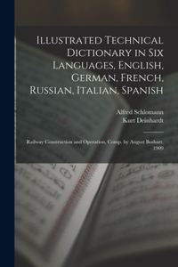 Illustrated Technical Dictionary in Six Languages, English, German, French, Russian, Italian, Spanish