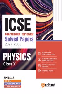 Icse Chapter-Wise  Solved Papers Physics