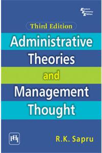Administrative Theories and Management Thought