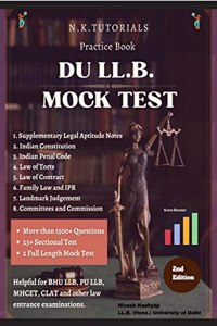 DU LLB Mock Test: DU LL.B. Book