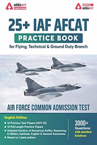 25+ IAF AFCAT Practice Book English Printed Edition