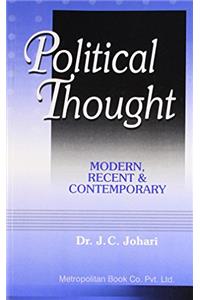 Political Thought : Modern, Recent & Contemporary Vol.II 7/e, PB