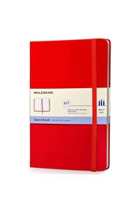Moleskine Large Sketch Book Red
